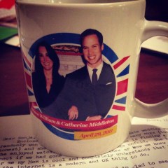 The mug and the letter.